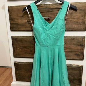 Dress with criss cross back